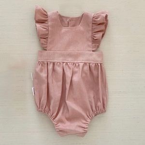 Nap’s Baby Designs Dusty Pink Baby Romper 6-12 mo